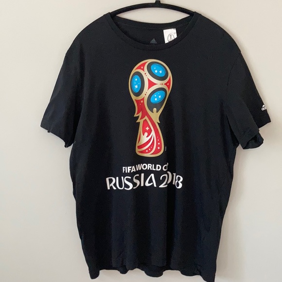 Adidas FIFA World Cup T -Shirt Black XL - Picture 3 of 5